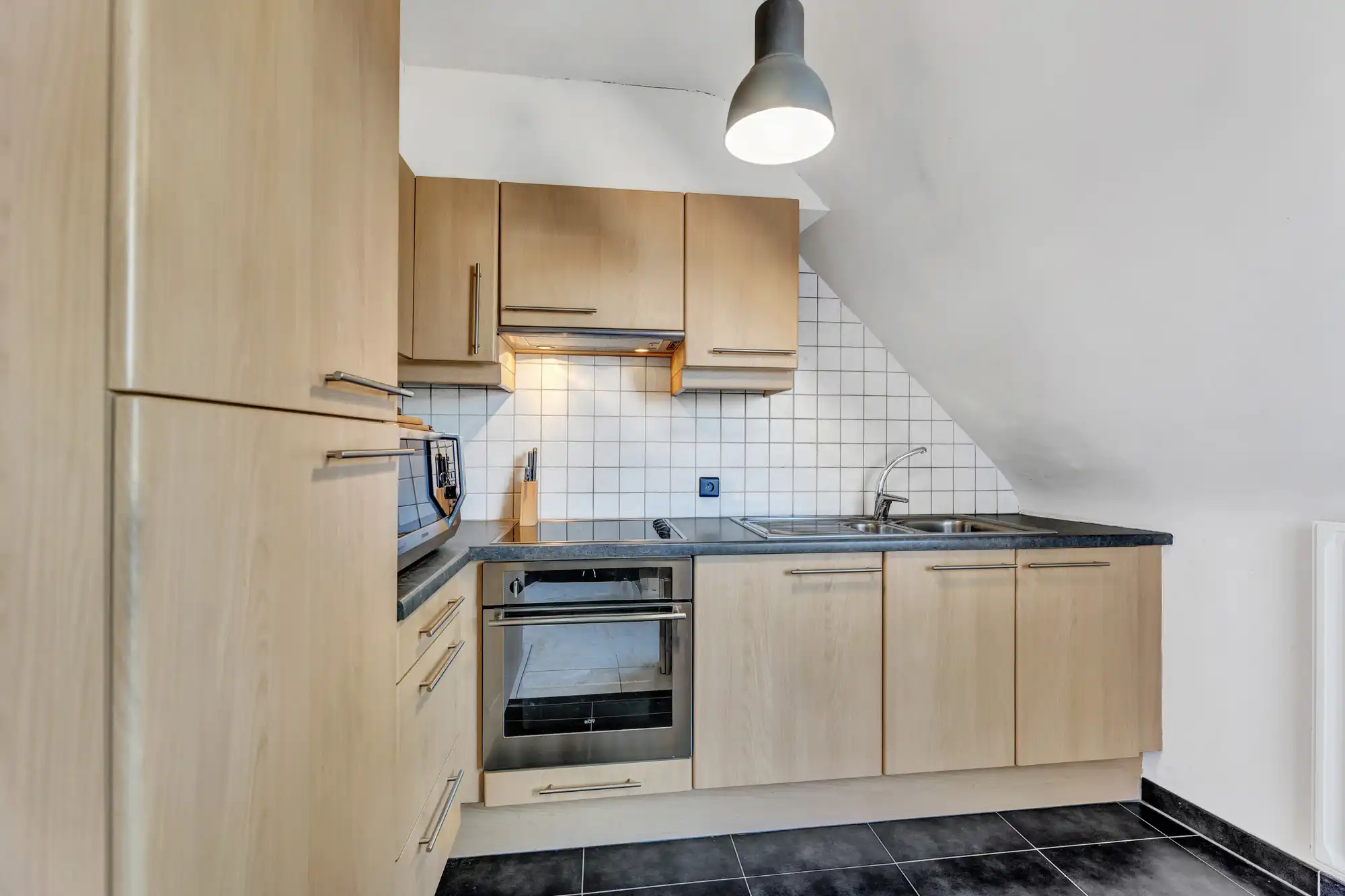 Energiezuinig app met 2 slpks, terras en garage in centrum foto 9