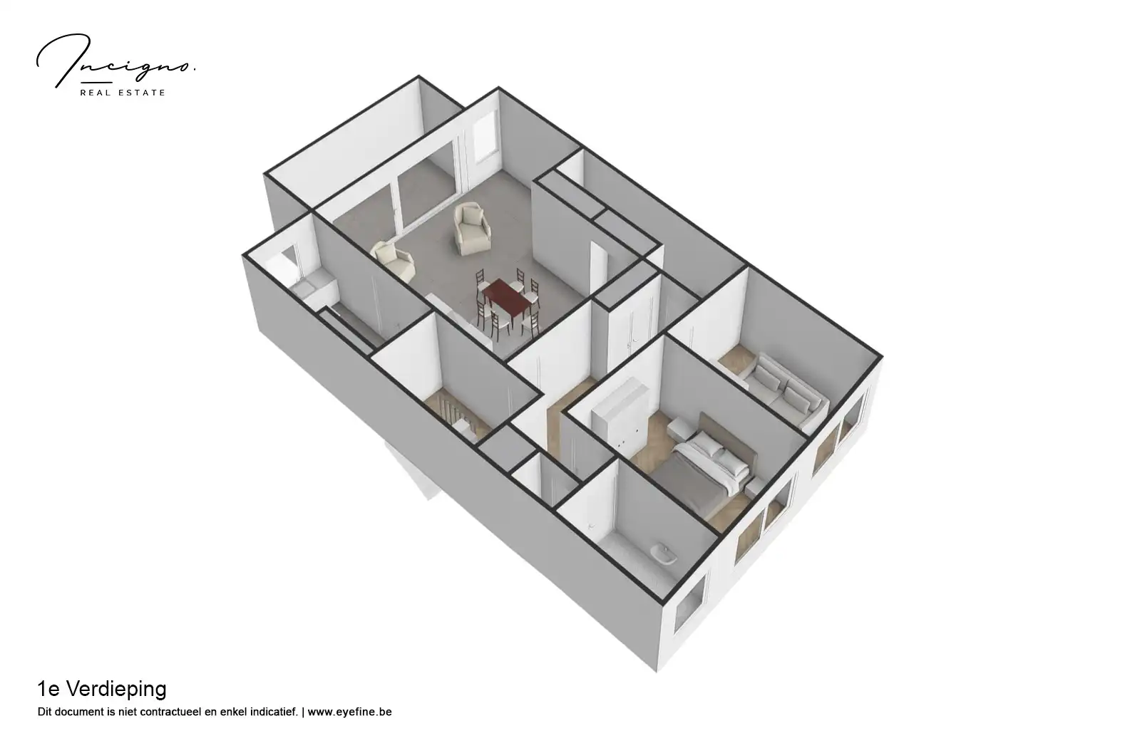 Leuvense stadswoning met 2 erkende appartementen, stadstuin en 2 garages foto 36