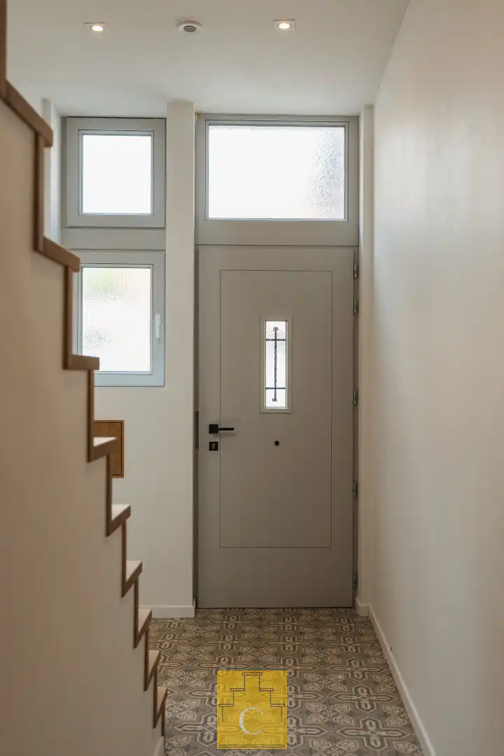 exclusieve stadswoning met garage, 4 slaapkamers, EPC A en terras in hartje Brugge, zicht op de vesten foto 4