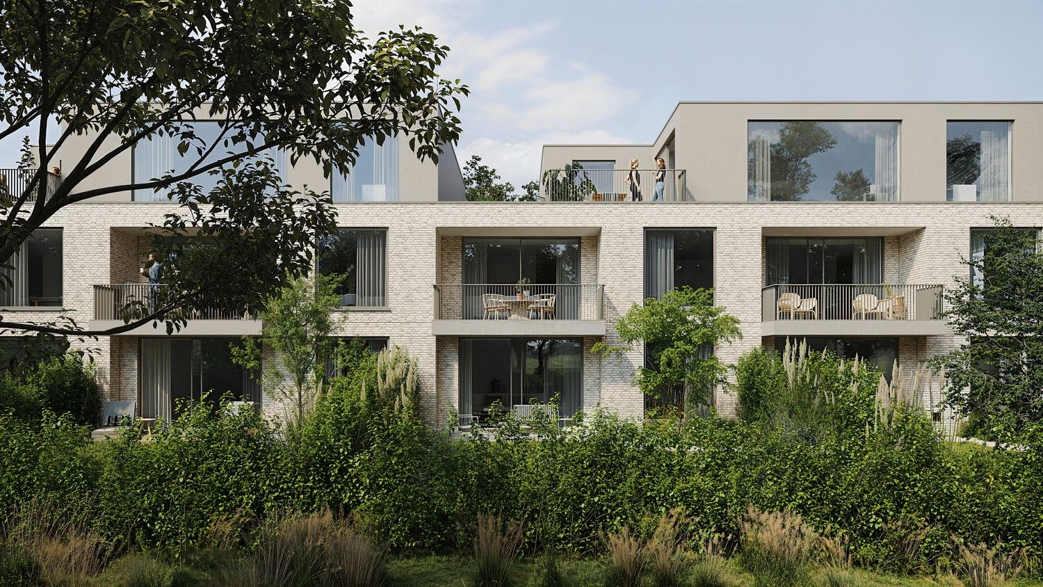 Nieuwbouwappartement, eerste verdieping, in een prachtige parkomgeving foto 18