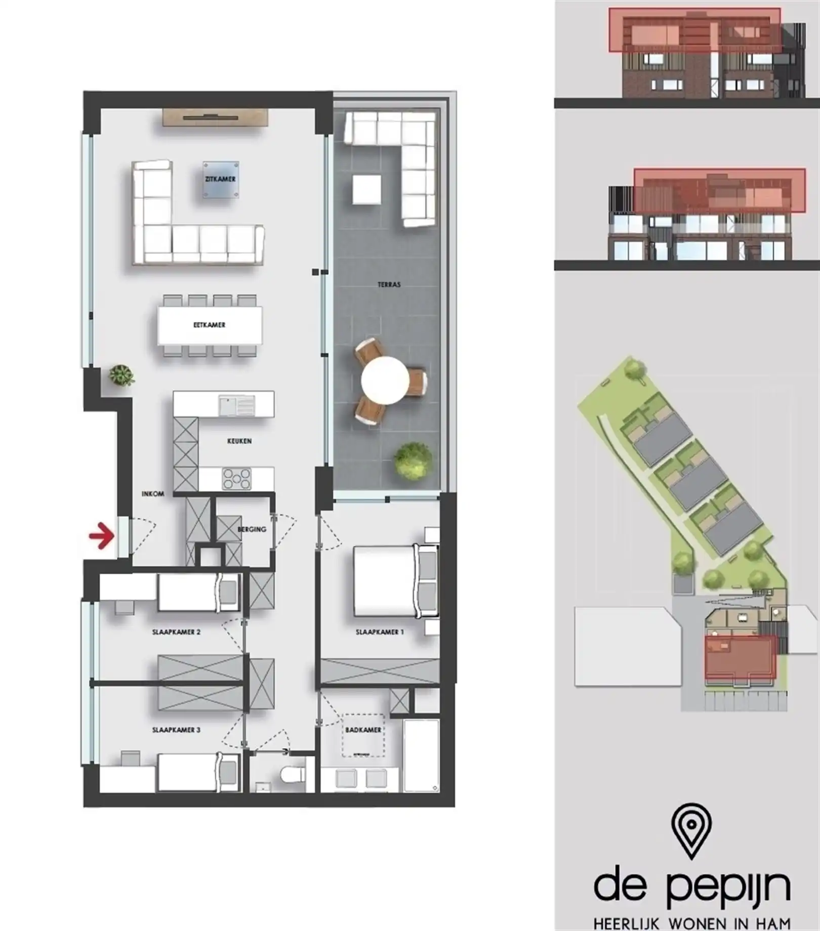 TE KOOP: Laatste penthouse (nieuwbouw) in De Pepijn (Ham)! foto 18