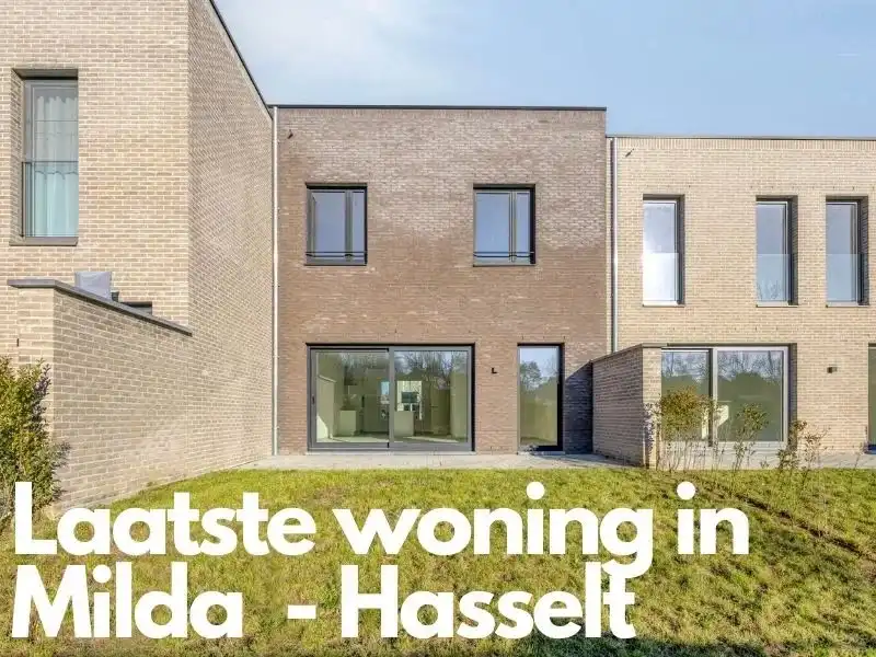 ACTIEPRIJS LAATSTE WONING: INSTAPKLARE NIEUWBOUWWONING MET 3 SLPK'S IN HASSELT foto {{pictureIndex}}