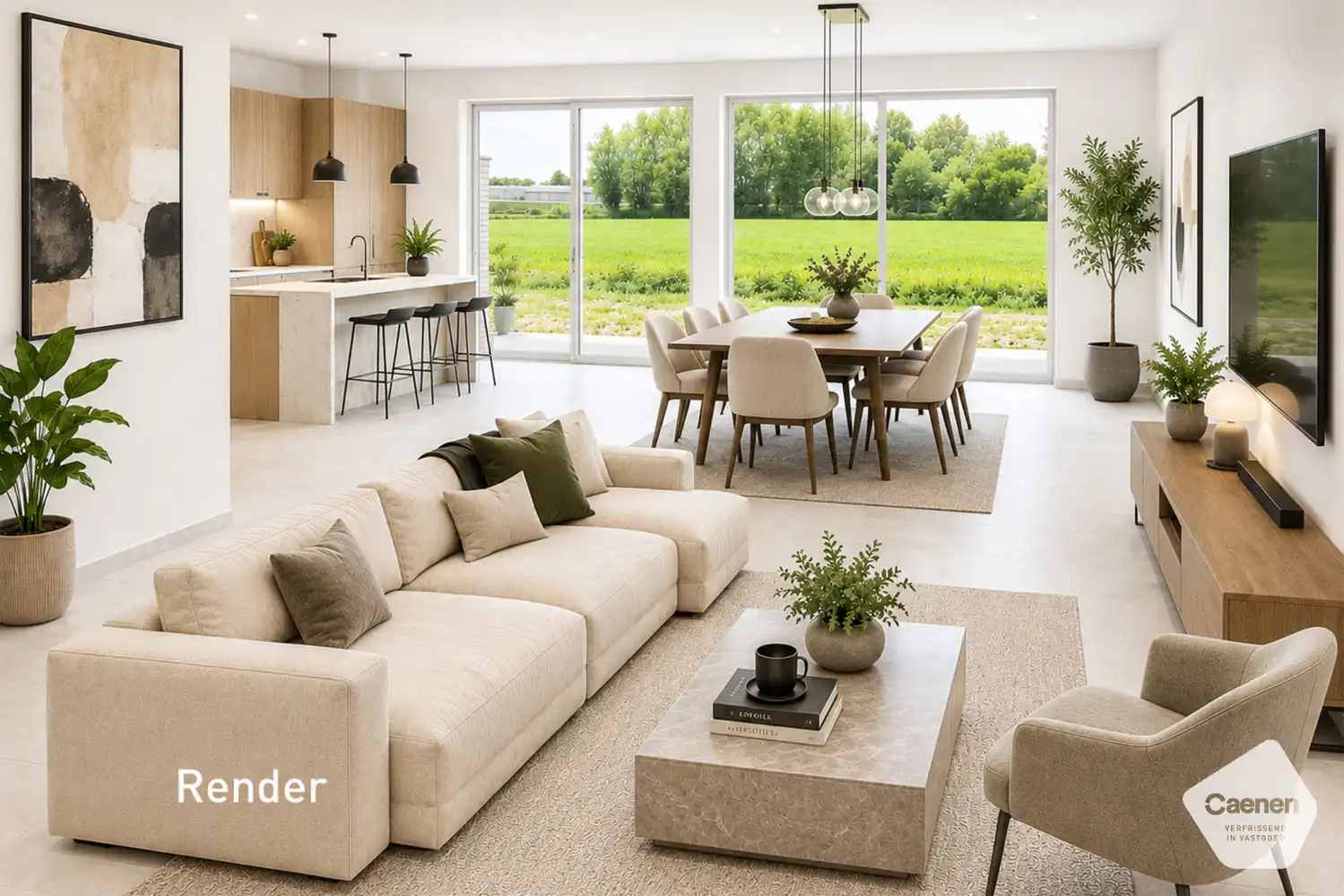 Energie-Efficiënte gezinswoningen in een groene omgeving met 4 slaapkamers en garage foto 3