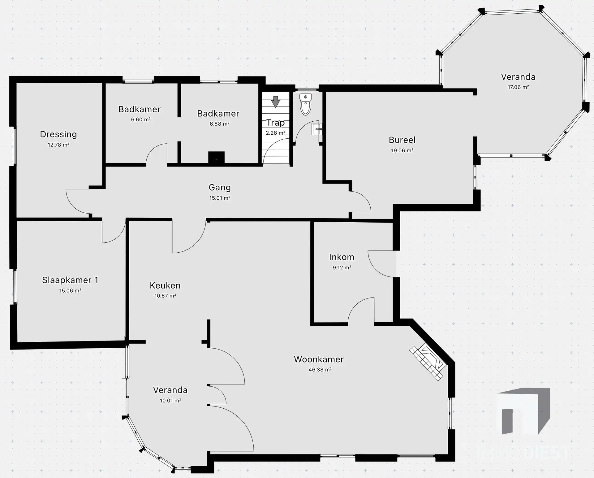 Verzorgde woning met gelijkvloerse indeling. Uw zaak aan huis mogelijk! foto 39