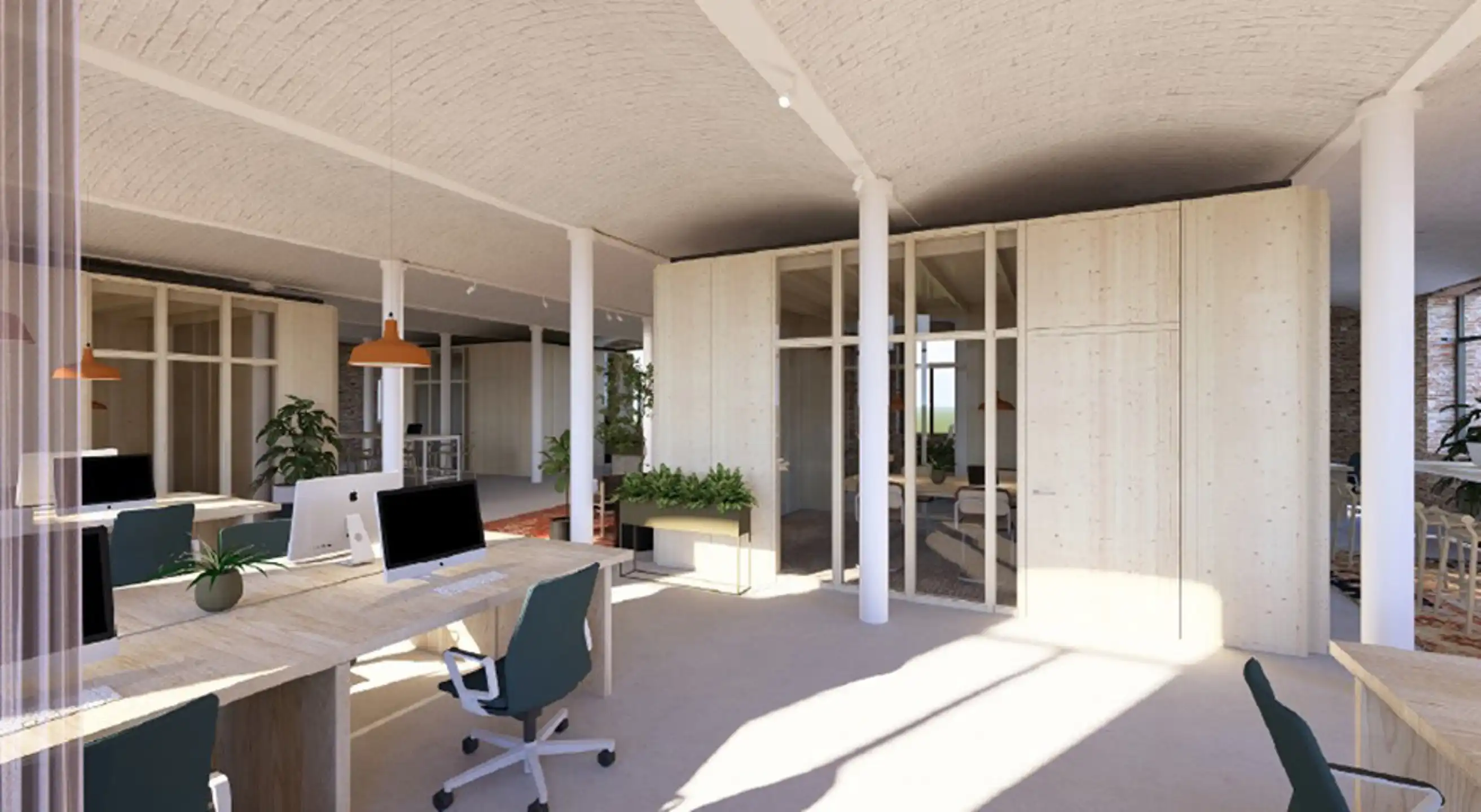 Mechelen-Zuid: moderne kantoren  1.750 m² in historisch pand foto 16