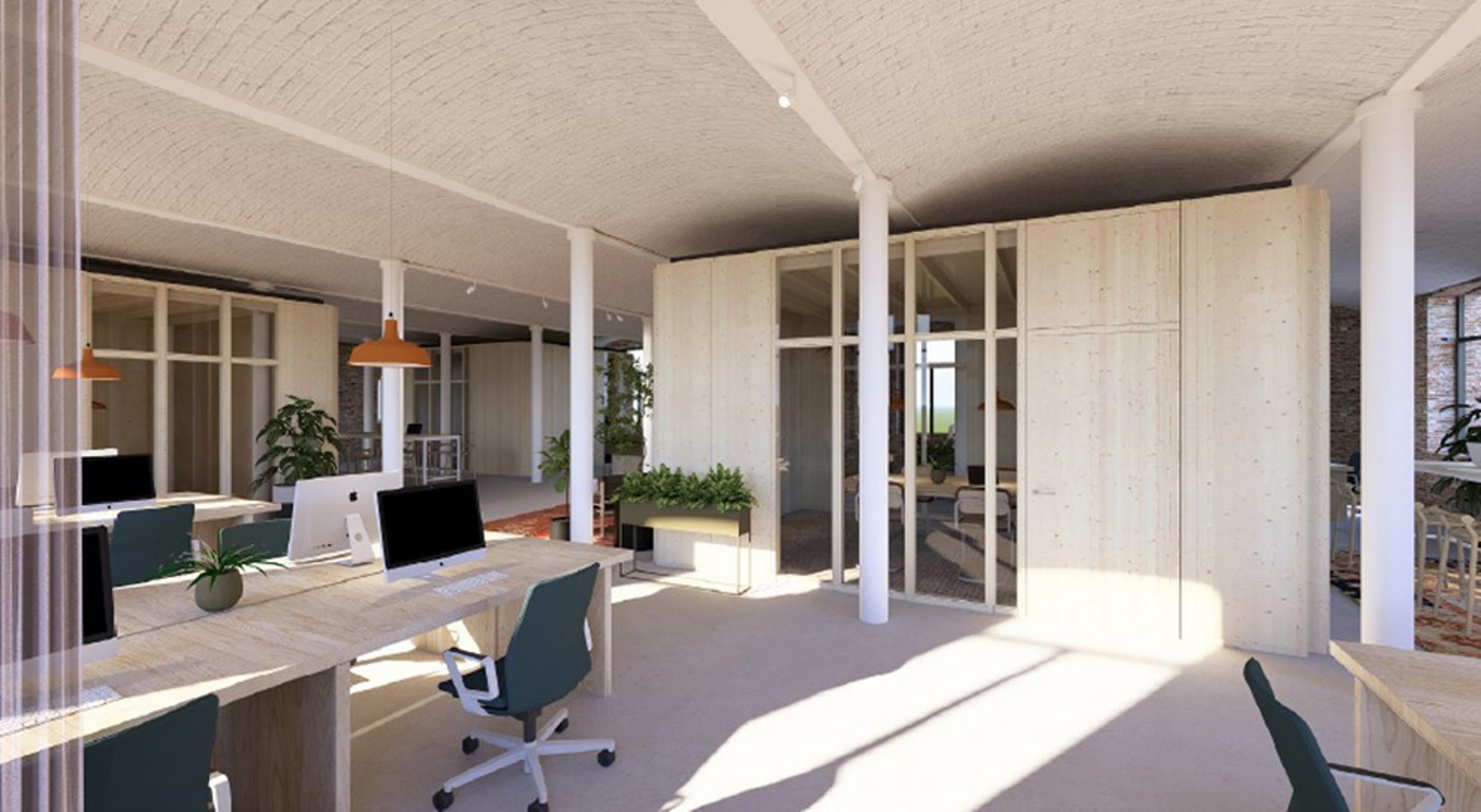 Mechelen-Zuid: moderne kantoren  1.750 m² in historisch pand foto 16