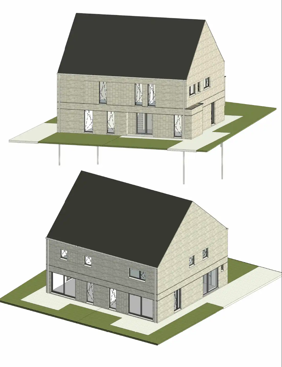 Direct bouwklare grond met vergunde plannen te Heppen! foto 2