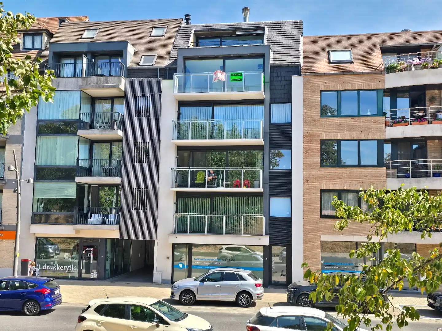 Dak appartement 2 slpk met zicht op het park foto 2