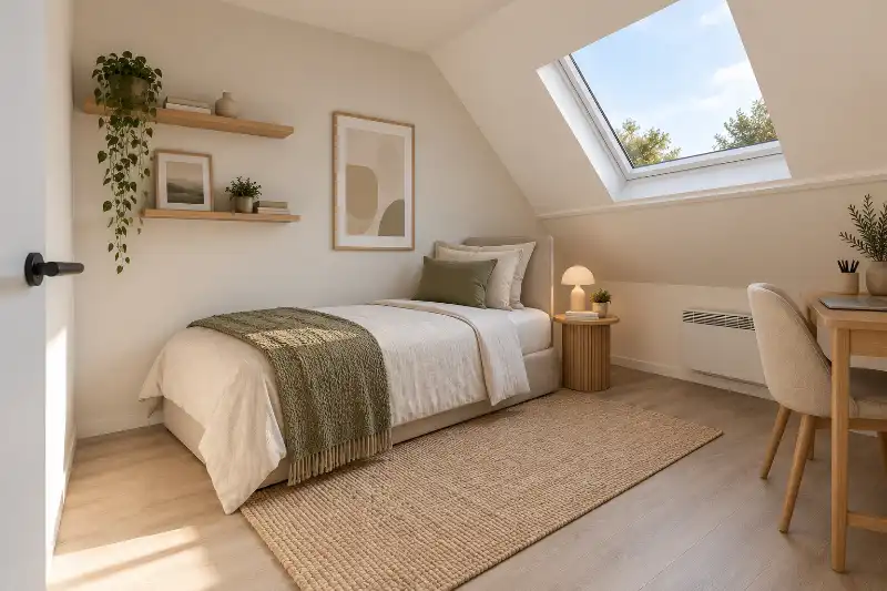 Instapklare, halfopen woning met 5 slaapkamers, bureau, tuin, volledig ingerichte keuken...(energielabel B) foto 11