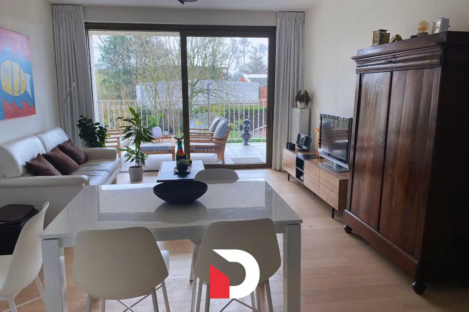Recent appartement met 1 slaapkamer en ruim terras nabij Brugge  foto 3