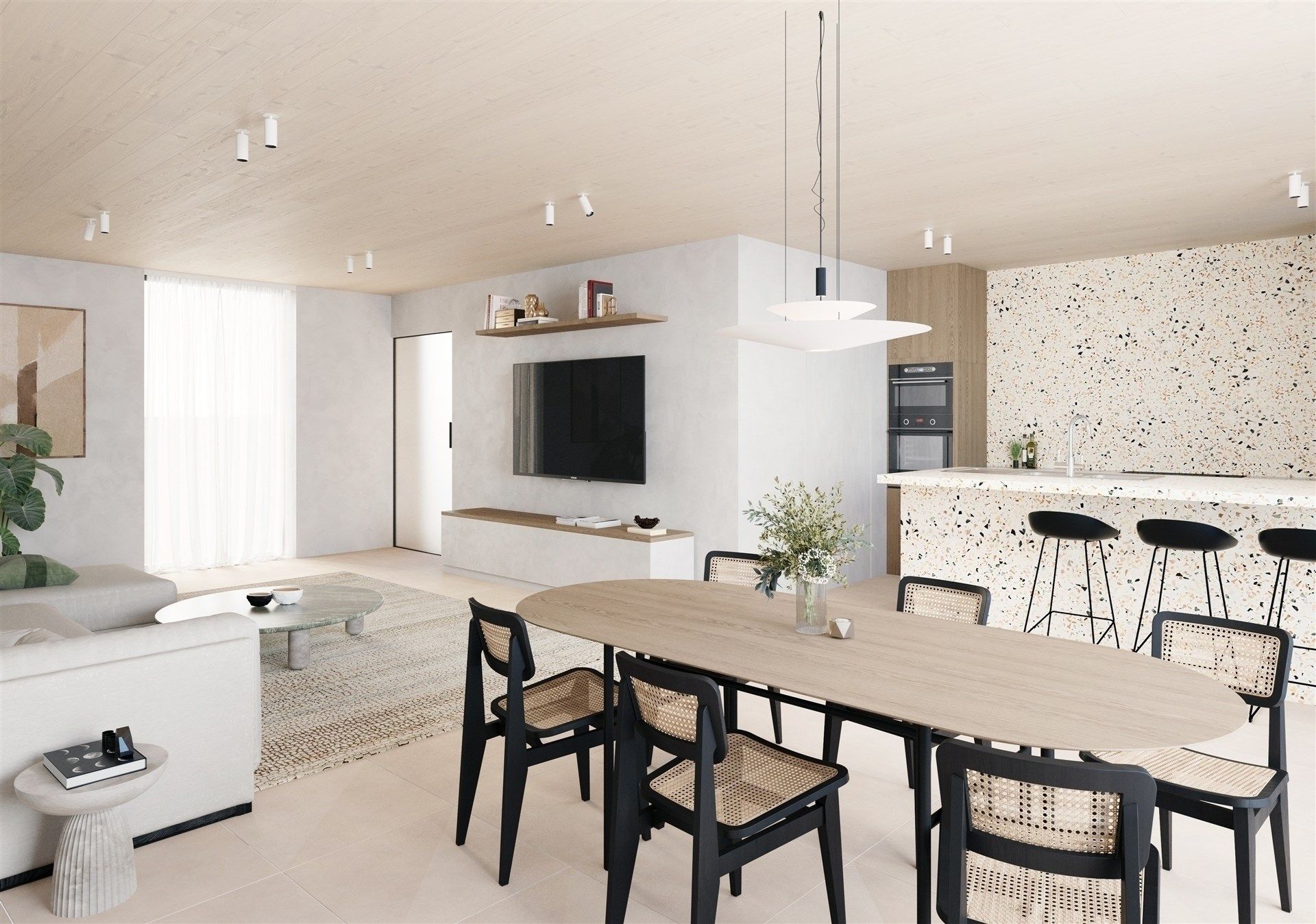 Gesloten nieuwbouwwoning met 3 slaapkamers en mooie tuin. foto 3