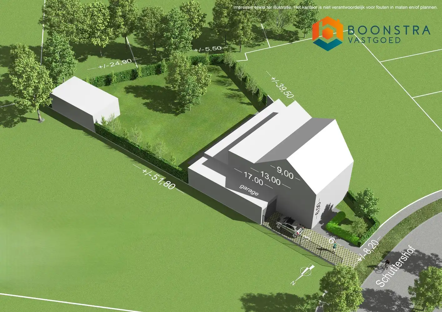 Bouwgrond halfopen bebouwing op perceel van 911 m² te Berlaar foto 2