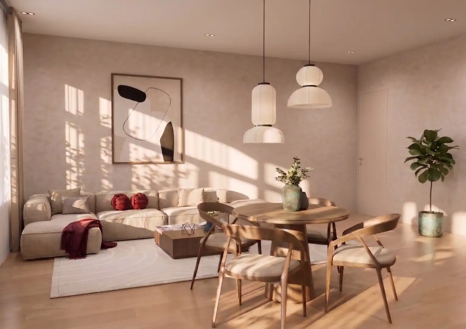 KNUS GV 1-SLAAPKAMER APPARTEMENT MET STADSTUINTJE foto {{pictureIndex}}