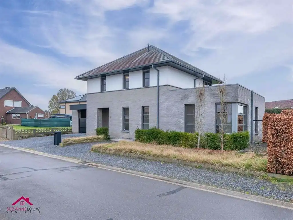 Vrijstaande woning in hedendaagse stijl foto {{pictureIndex}}