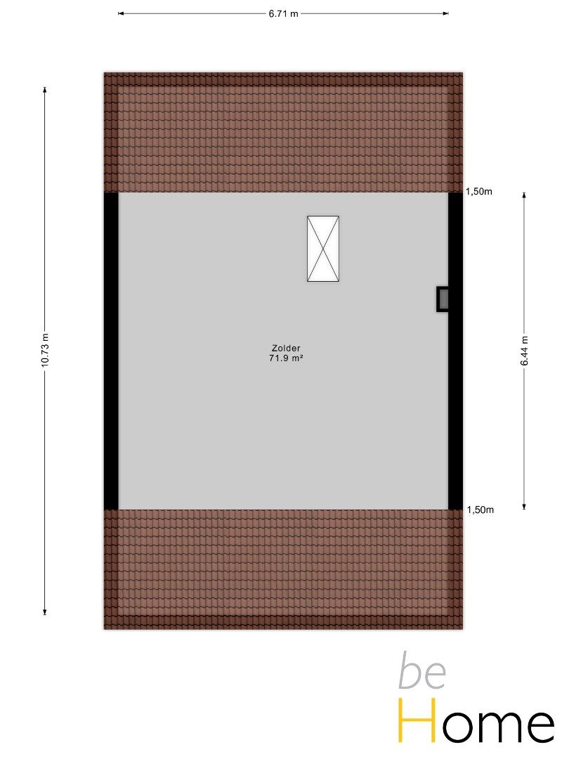 Ruim en licht appartement met 2 slaapkamers én zolderruimte foto 25
