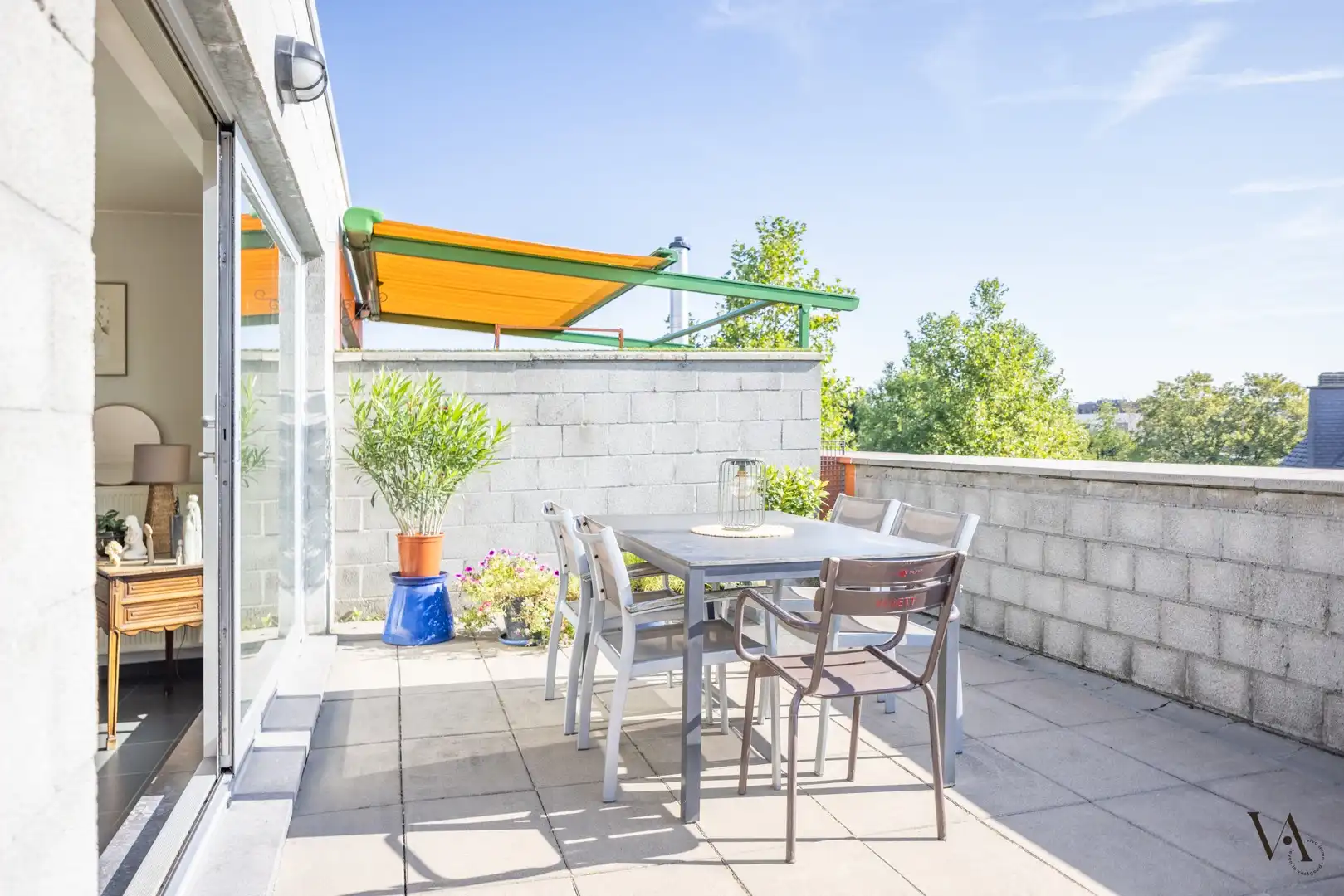 Penthouse met ruim terras, ondergrondse staanplaats en prachtig verzicht op topligging in Leuven foto 12