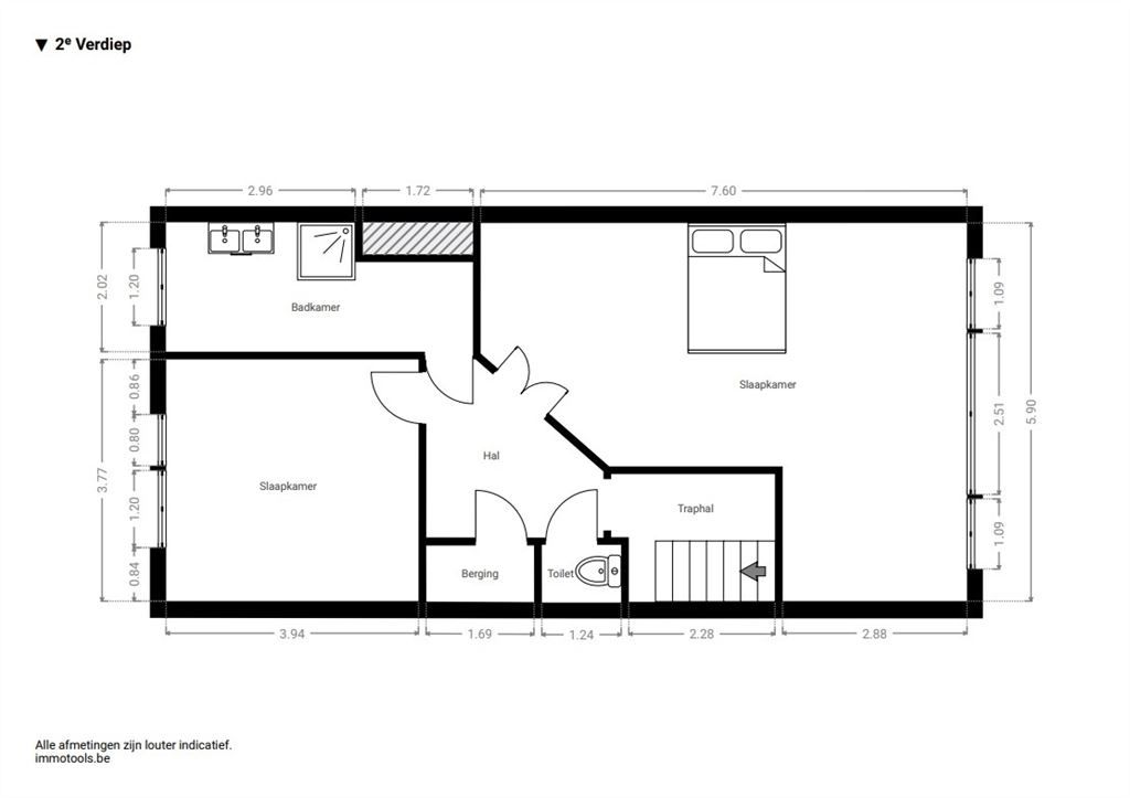 Ruime bel-etage met 3 slpk en gezellige tuin foto 17