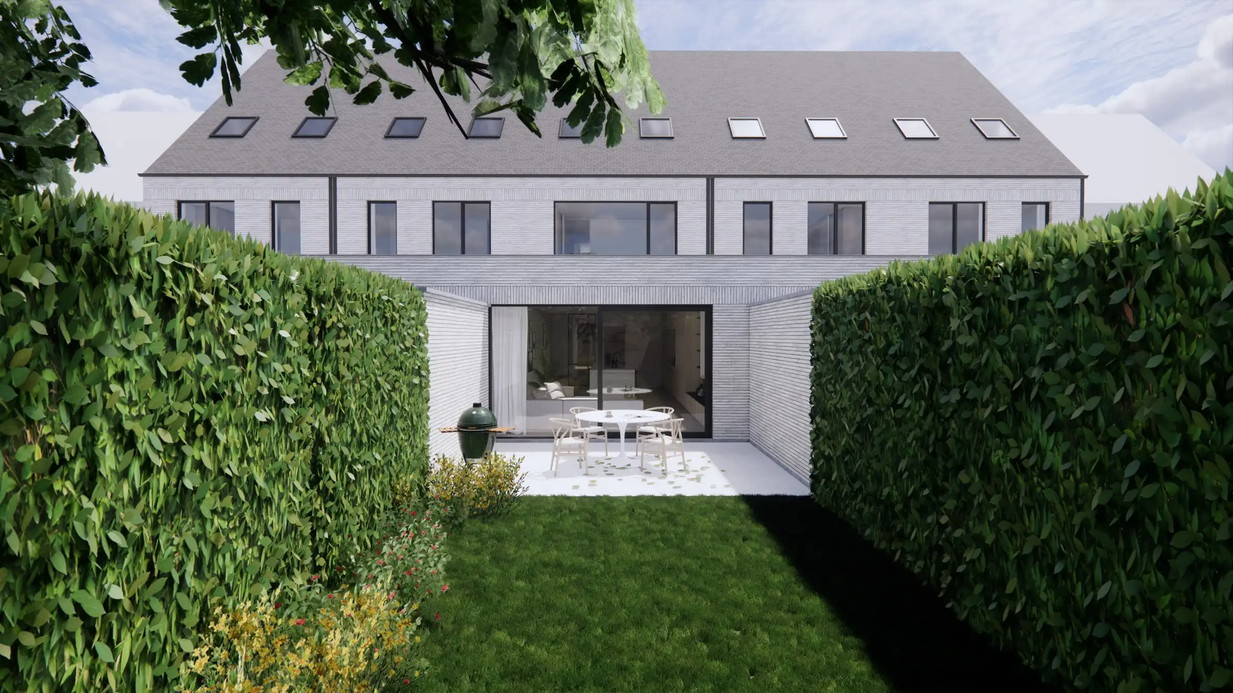 Ruime nieuwbouwwoning met  grote garage foto {{pictureIndex}}