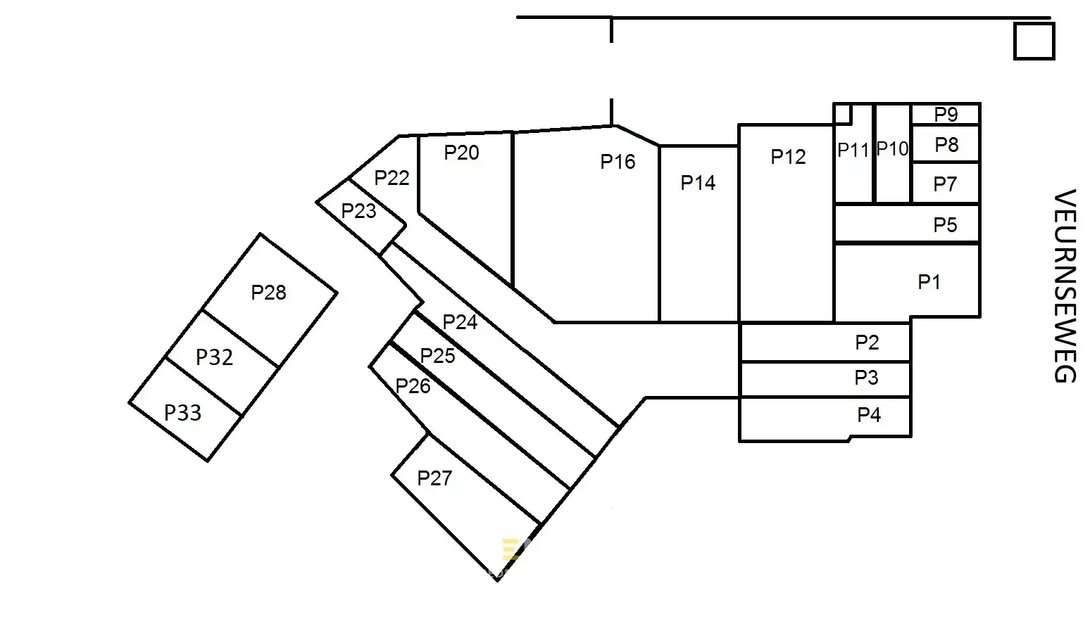 Instapklaar magazijn (250m2) met automatische sectionaalpoort langs de N8 te Elverdinge (Ieper). Ambachten toegestaan ! foto 5