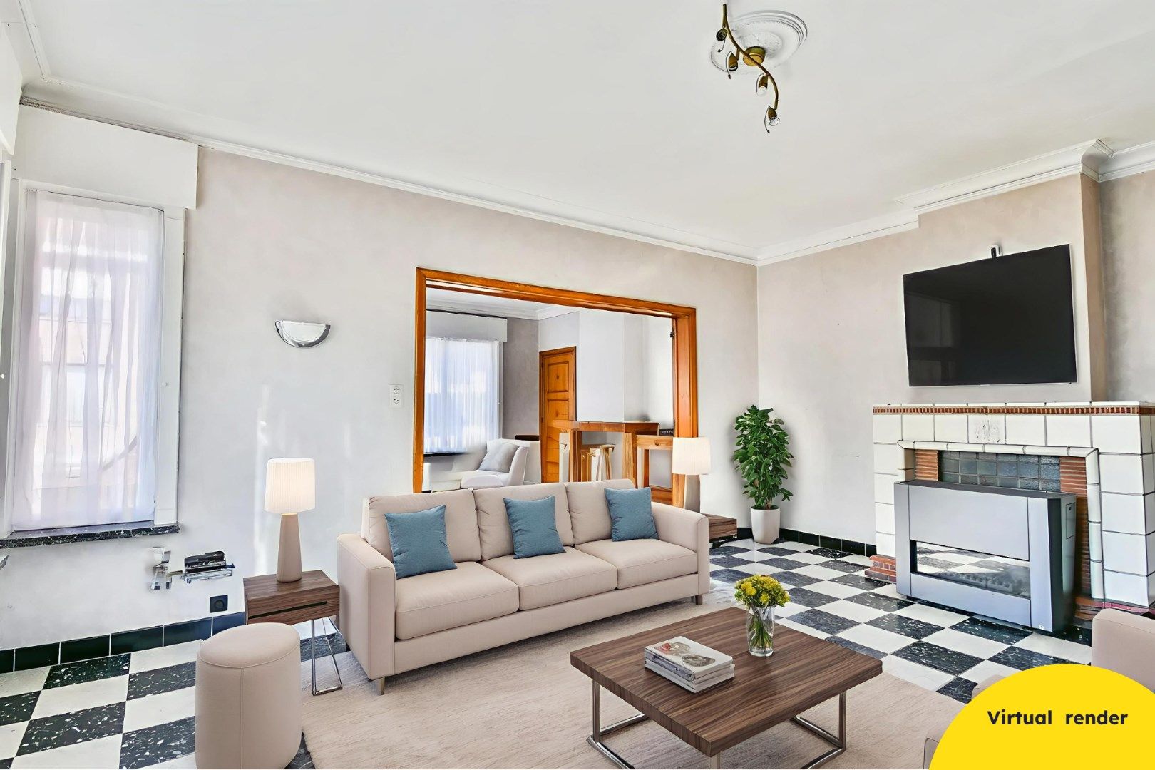 Halfopen woning op toplocatie met prachtig uitzicht op De Krekemeersen! foto 7