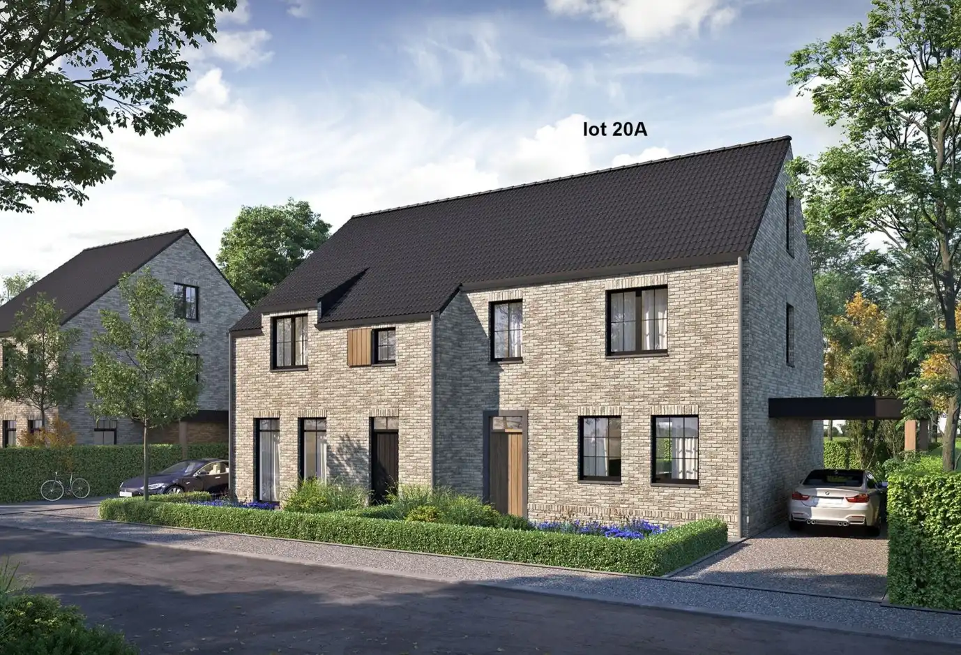 Halfvrijstaande nieuwbouwwoning gelegen op een perceel van 3a21ca op een gunstige locatie nabij de Nederlandse grens!  foto {{pictureIndex}}