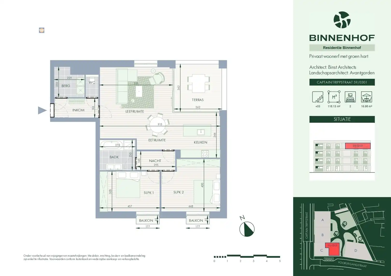 Luxe penthouse met twee slaapkamers, terras en prachtig open zicht foto 9