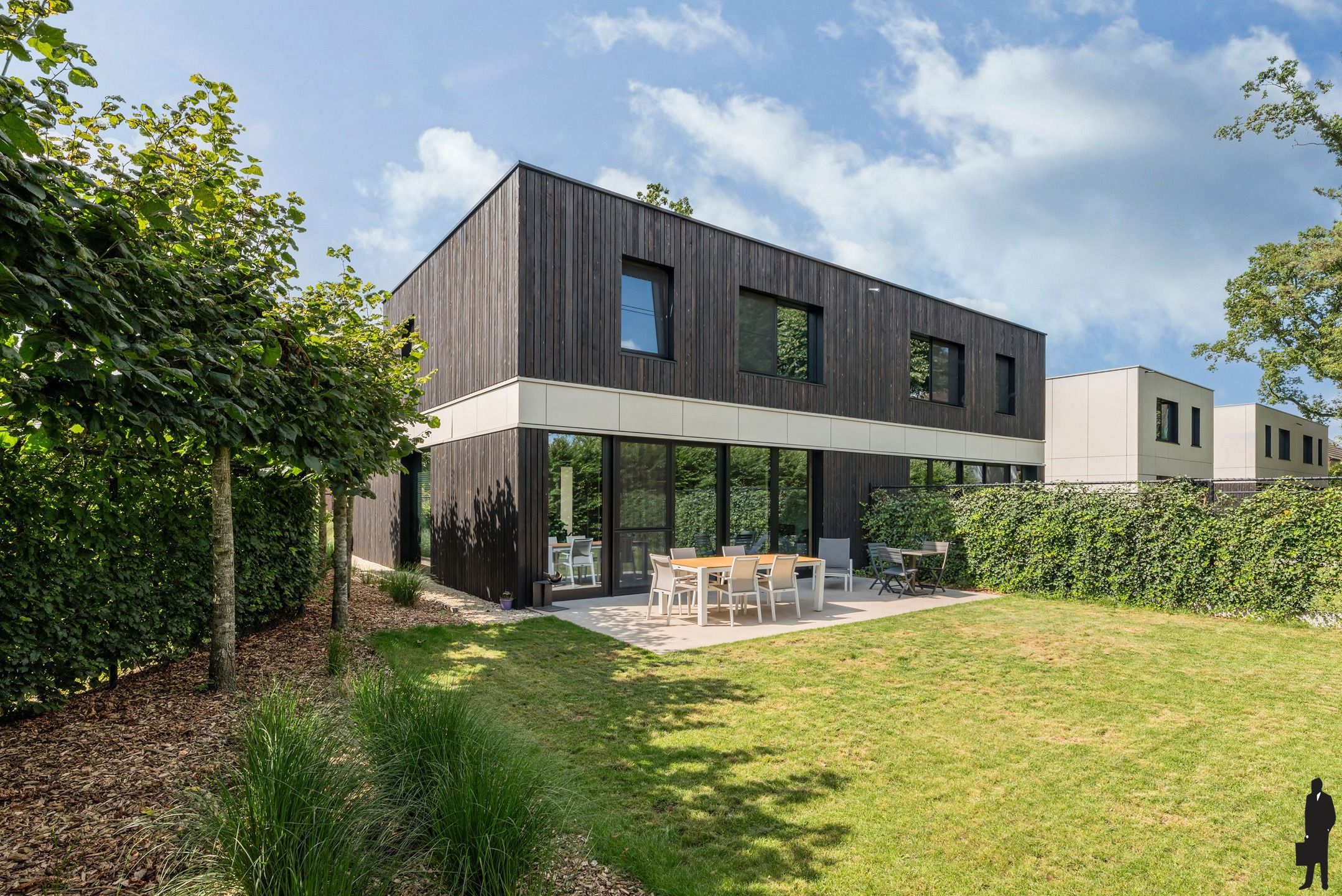 Stijlvolle, energieneutrale WOODinc houtbouwwoning te Retie foto {{pictureIndex}}