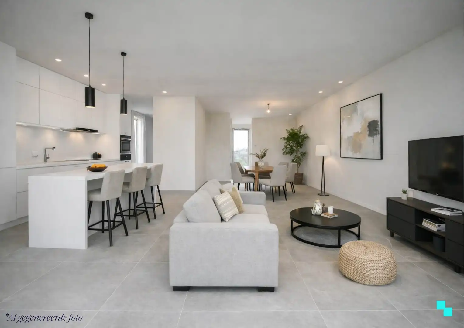 Halfopen nieuwbouwwoning met landelijke verzichten foto 10