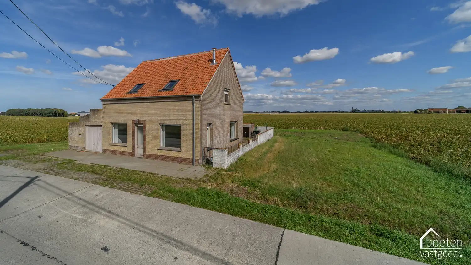 Leisele :Landelijk gelegen renovatiewoning op 1.477 m² grondoppervlakte met prachtig open zicht. foto 16