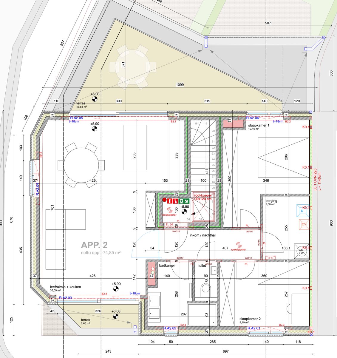 Nieuwbouw dakappartement met 2 terrassen 6% BTW mogelijk! foto 10