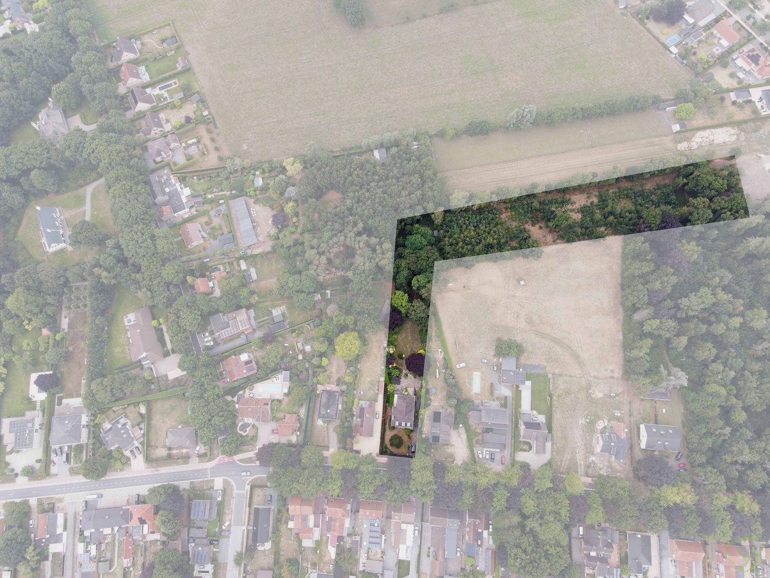 Vrijstaande te renoveren villa op uitzonderlijk groot perceel met bosgrond in Lembeke foto 34