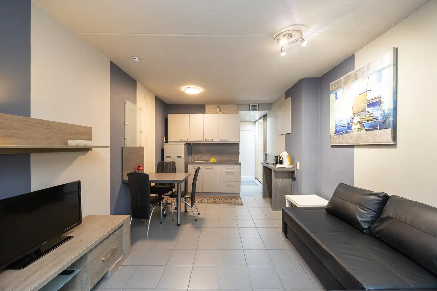 Instapklare en gemeubelde studio (30m²) op toplocatie aan het Harmoniepark - EPC B! foto 5