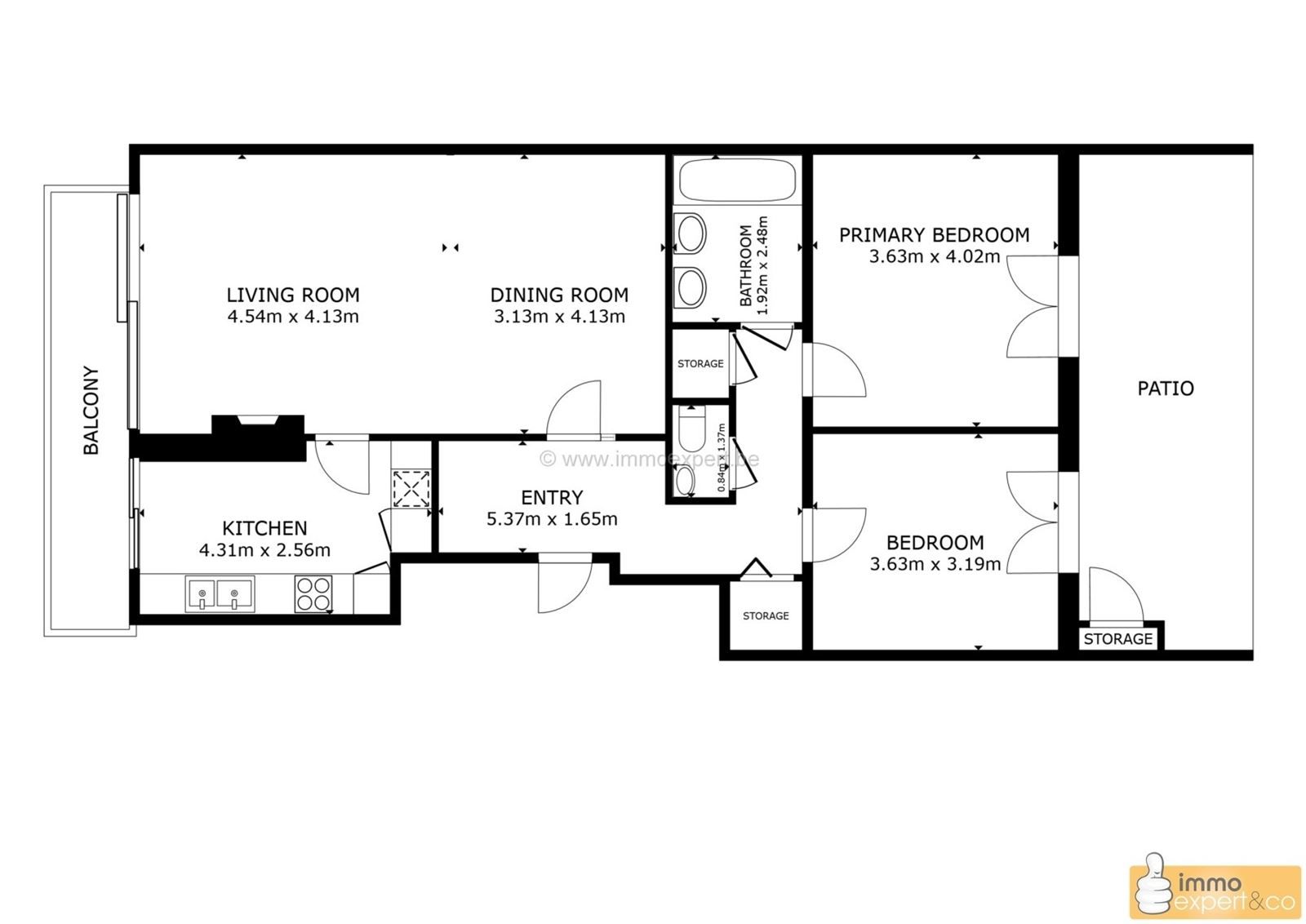 STOMBEEK-BEVER: Ruim appartement + tuin + garage. foto 20