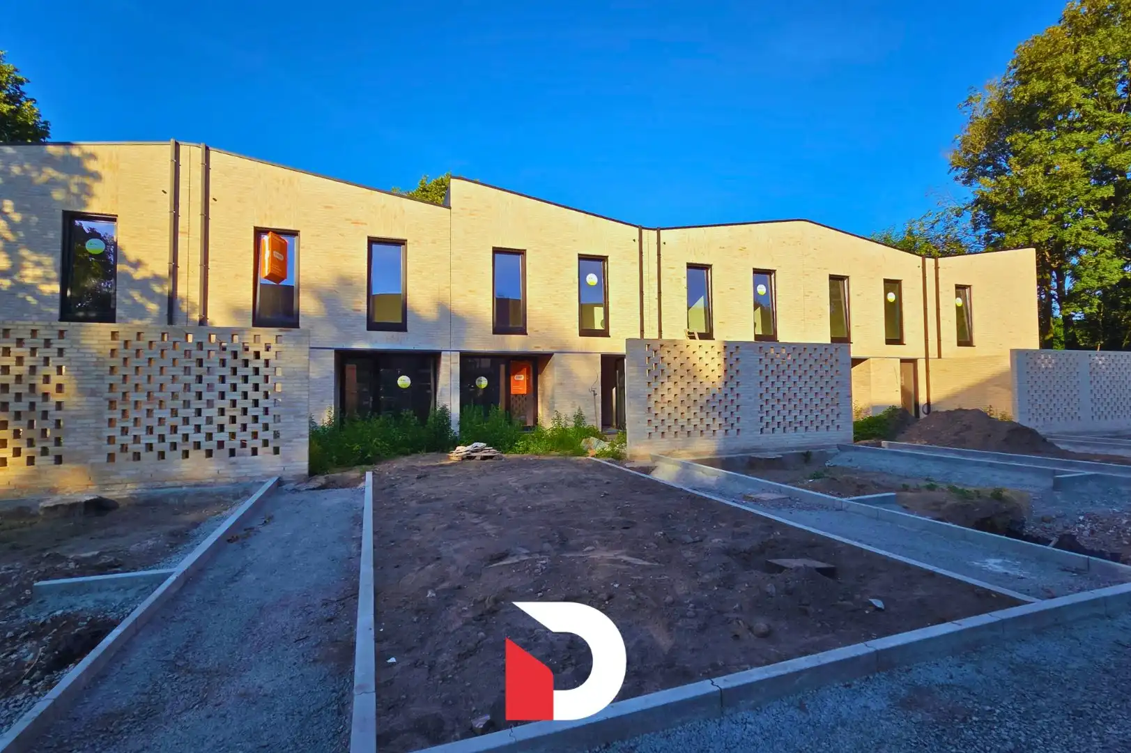 Nieuwbouwwoning met 3 slk op kleinschalig woonerf in groene omgeving nabij Brugge foto 3