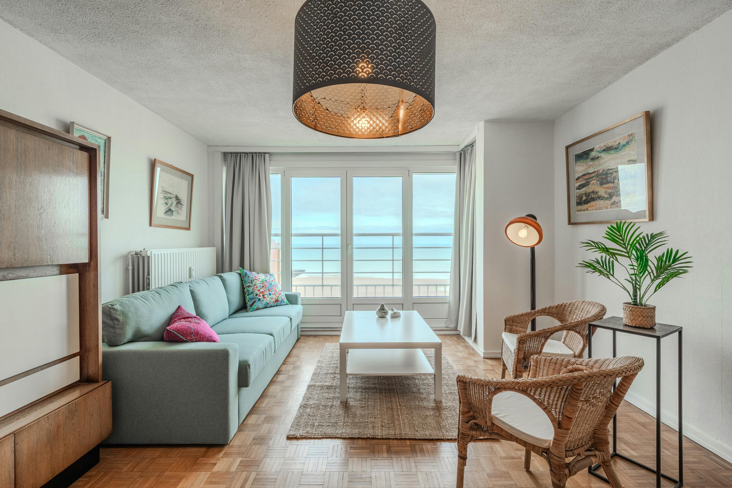 Prachtig appartement met 1 slaapkamer en frontaal zeezicht!  foto 11