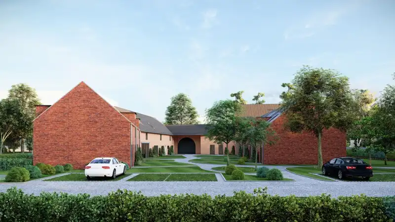 PROJECT BERENHOF: AUTHENTIEK GLV APPARTEMENT MET 2 SLKP - Veldwezelt foto 2