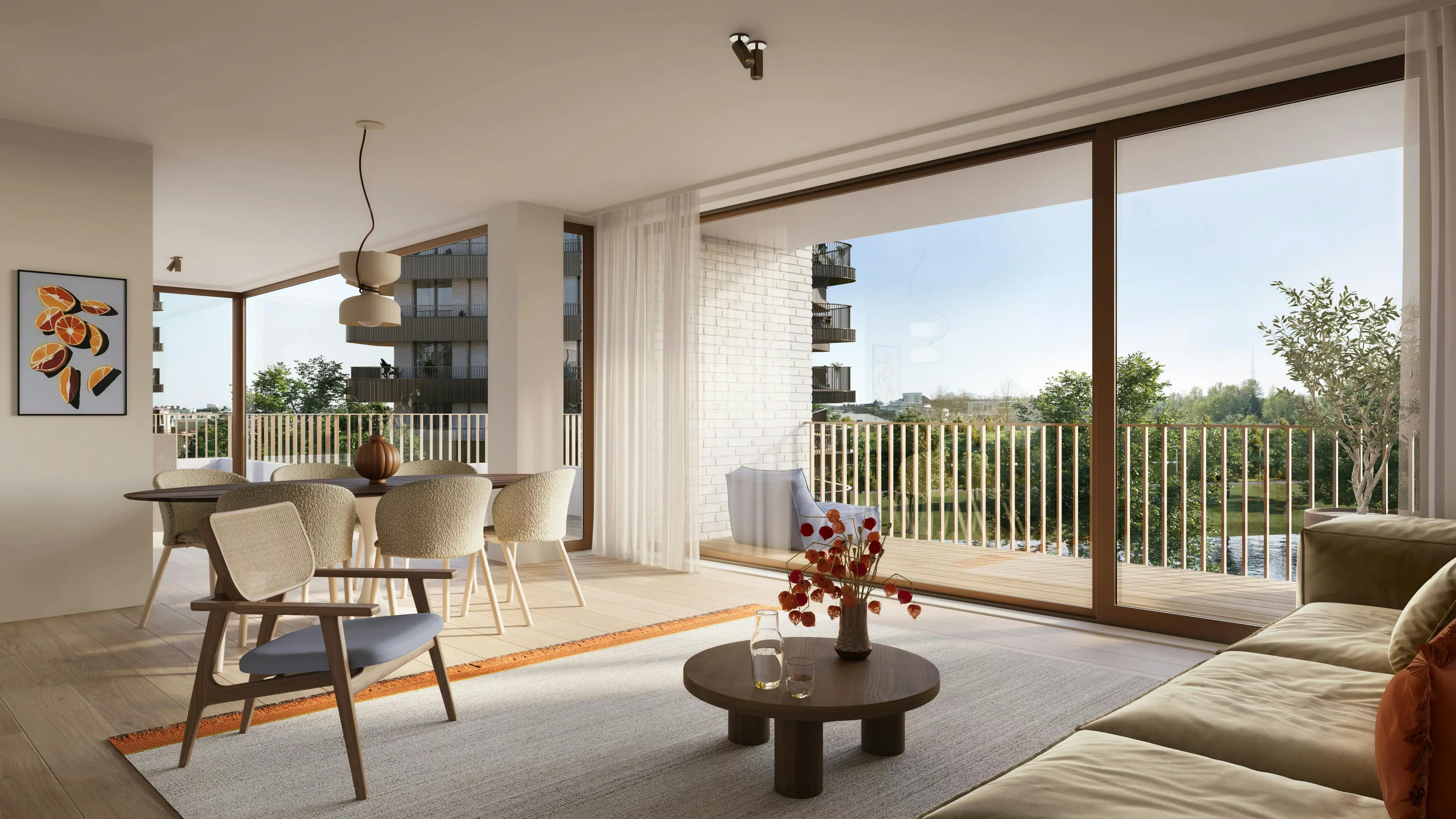 Exclusief wonen aan de Leie met uitzonderlijke buitenruimte (63 m²)! foto 5