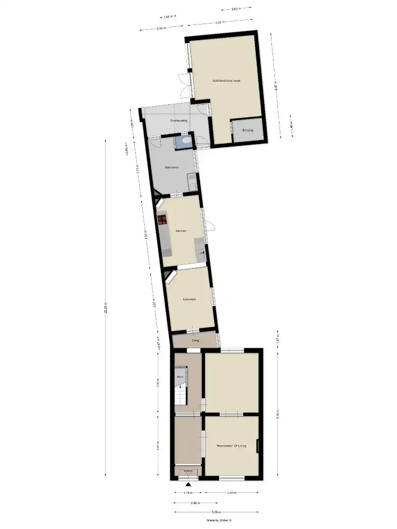 Ruime te renoveren woning met 3 slaapkamers in Lubbeek met doorgang langs het perceel van de buren. EPC: 736 KWH/m² foto 38