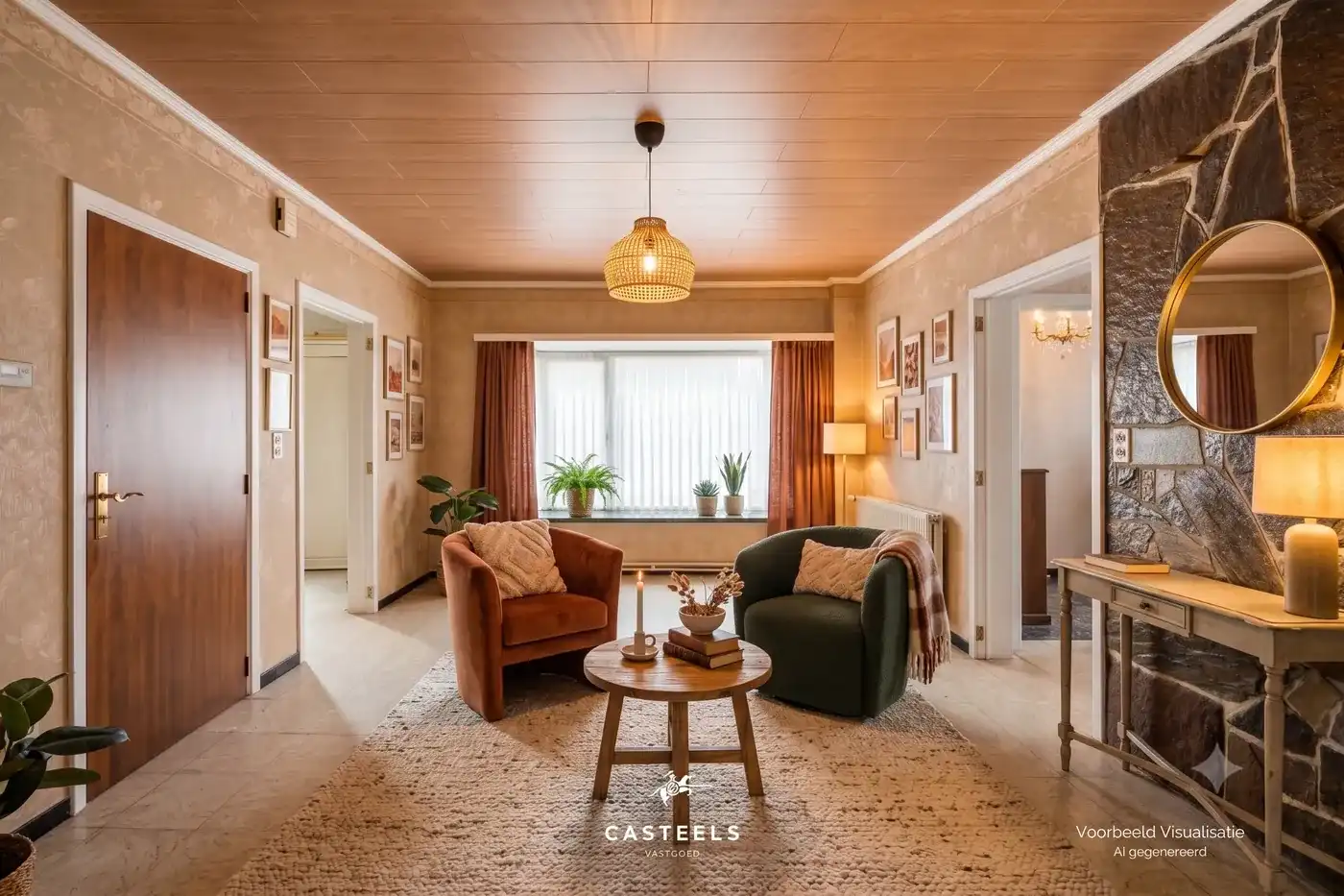 Woning met ruim werkatelier op 1.009 m² in centrum Lochristi foto 5