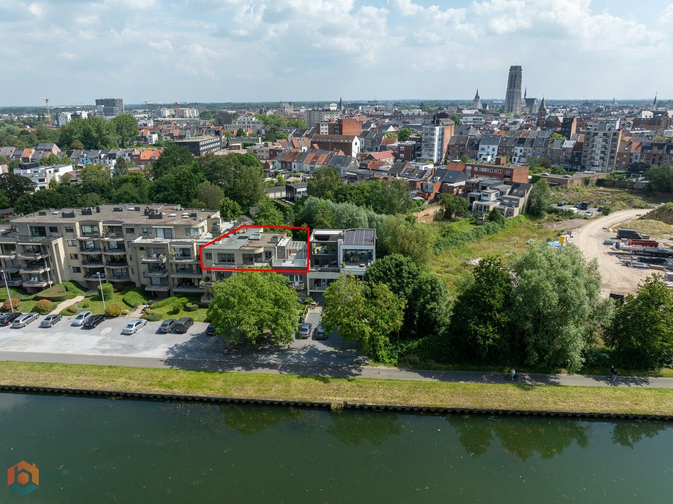 Prachtige penthouse op een toplocatie te Mechelen! foto 19