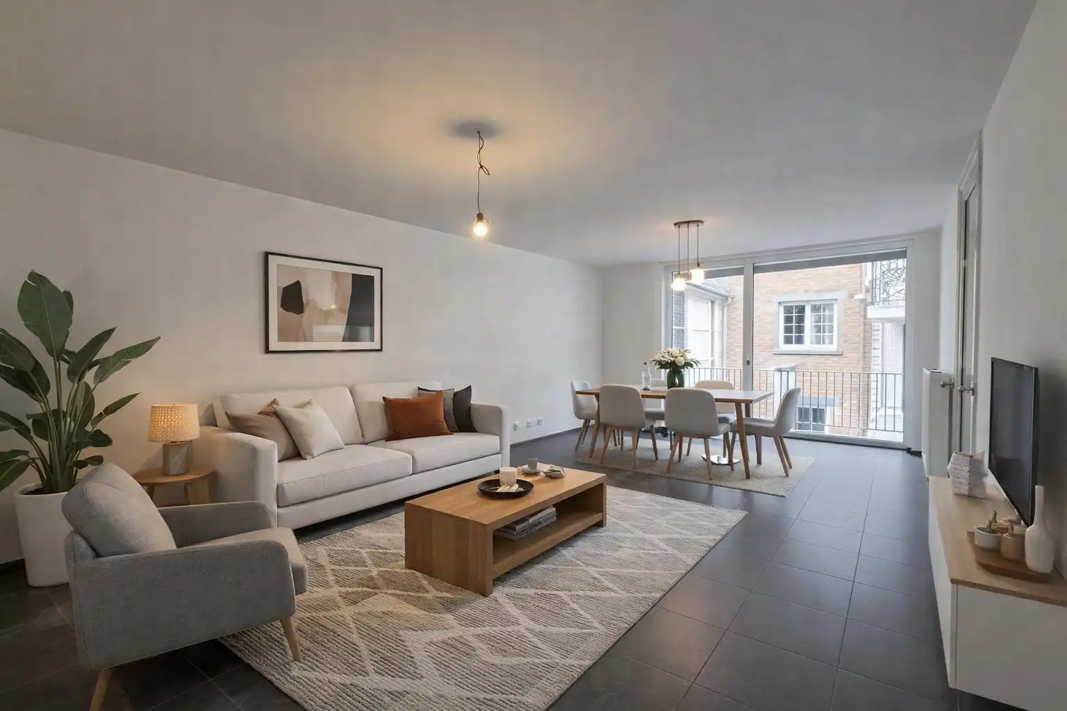 GEZELLIGE RIJWONING MET 3 SLPKS | KOER EN TERRAS foto {{pictureIndex}}