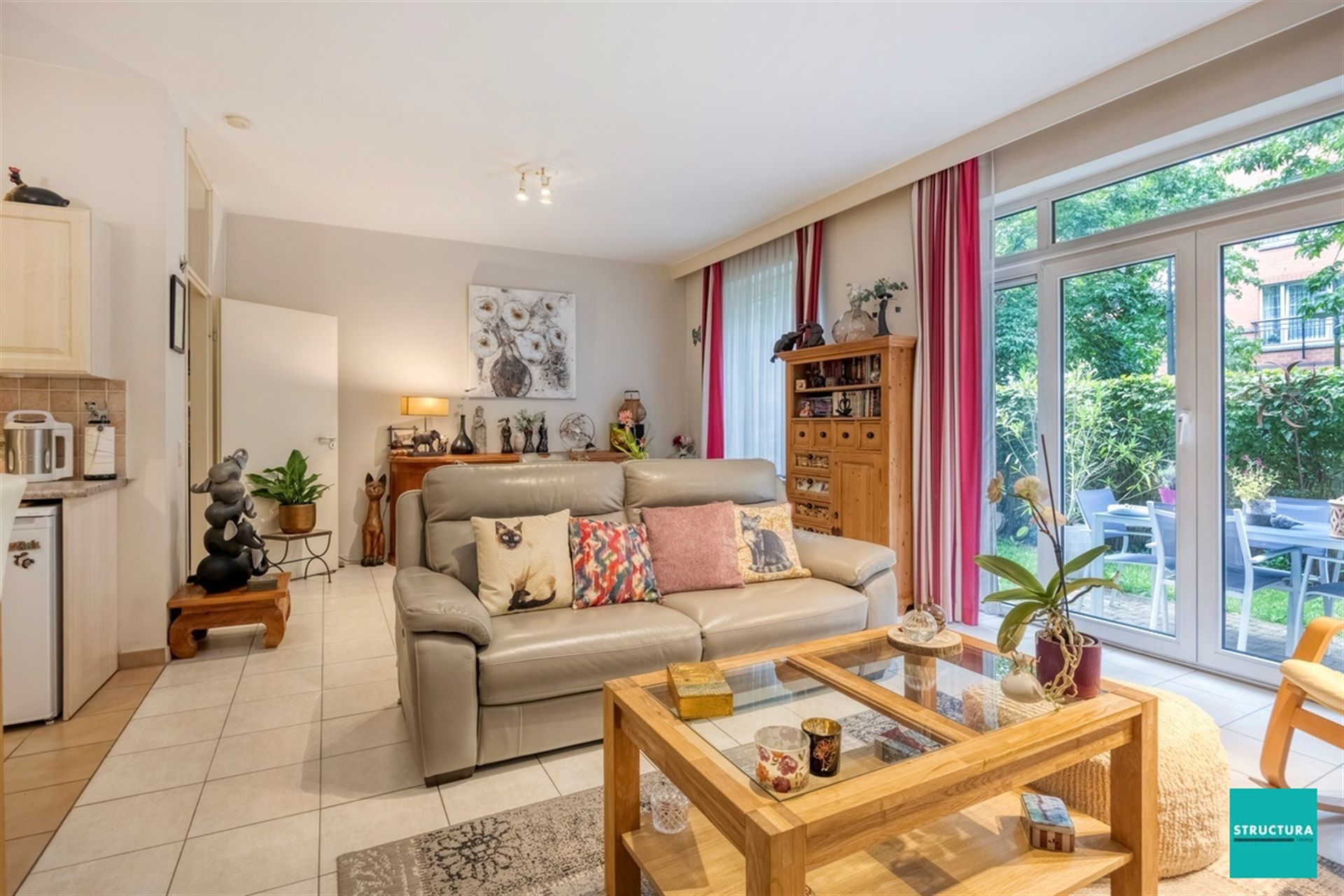 Prachtig gelijkvloersappartement te koop in de “Tuinen de Jette”.    foto 4