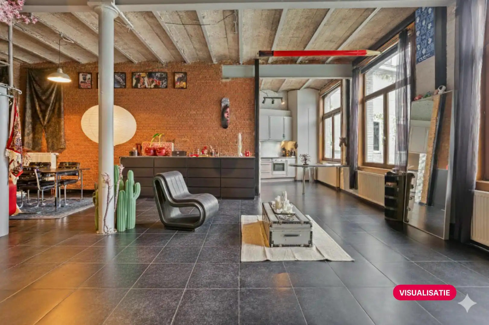 Duplex loft met hobbyruimte en terras te koop te Antwerpen. foto 16
