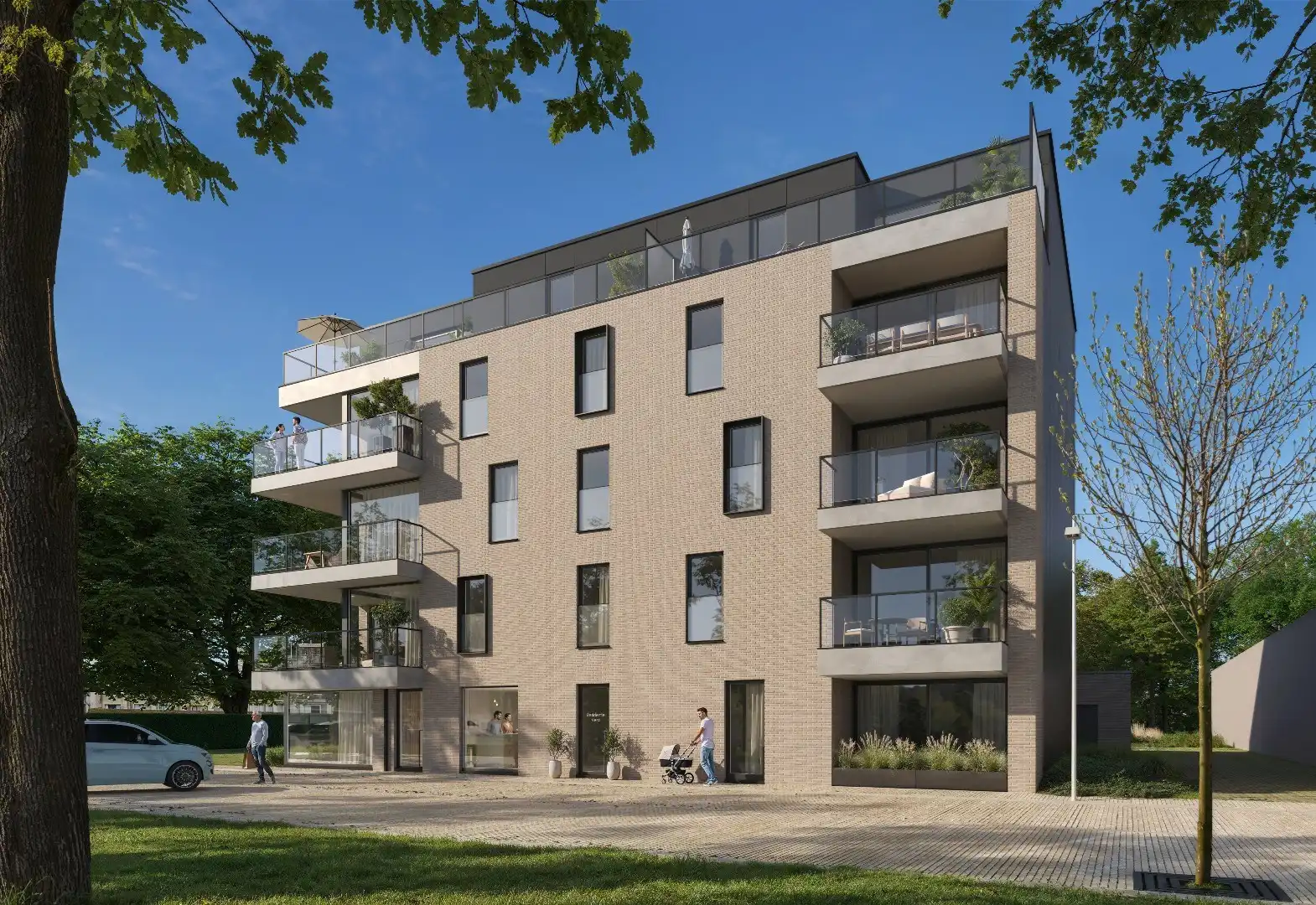 Nieuwbouw appartement op de Markt van Houthulst aan 6% btw! foto 5