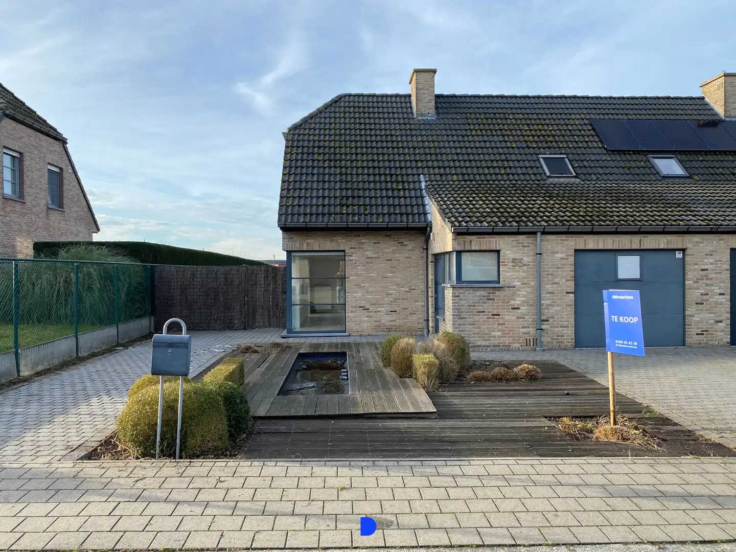 Halfopen woning met tuin in Oekene! foto 22