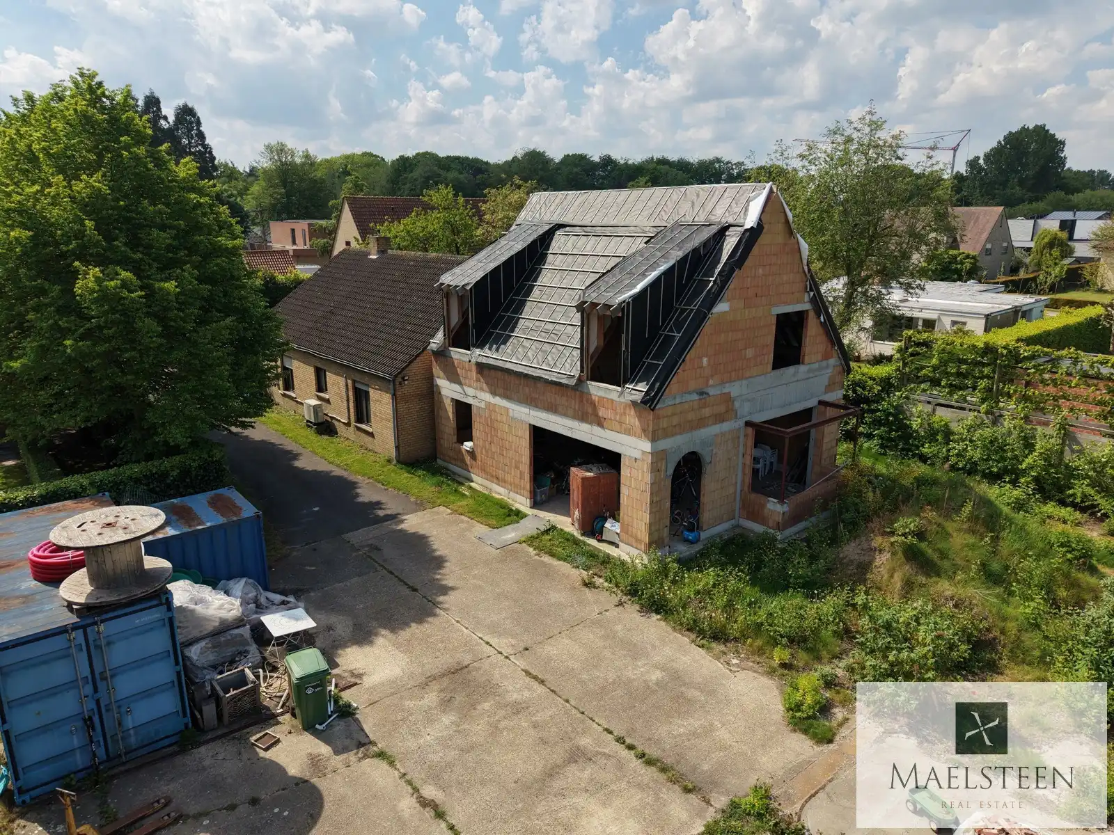 Terrein van 2.168 m² met vergund plan te Sint-Andries foto 3