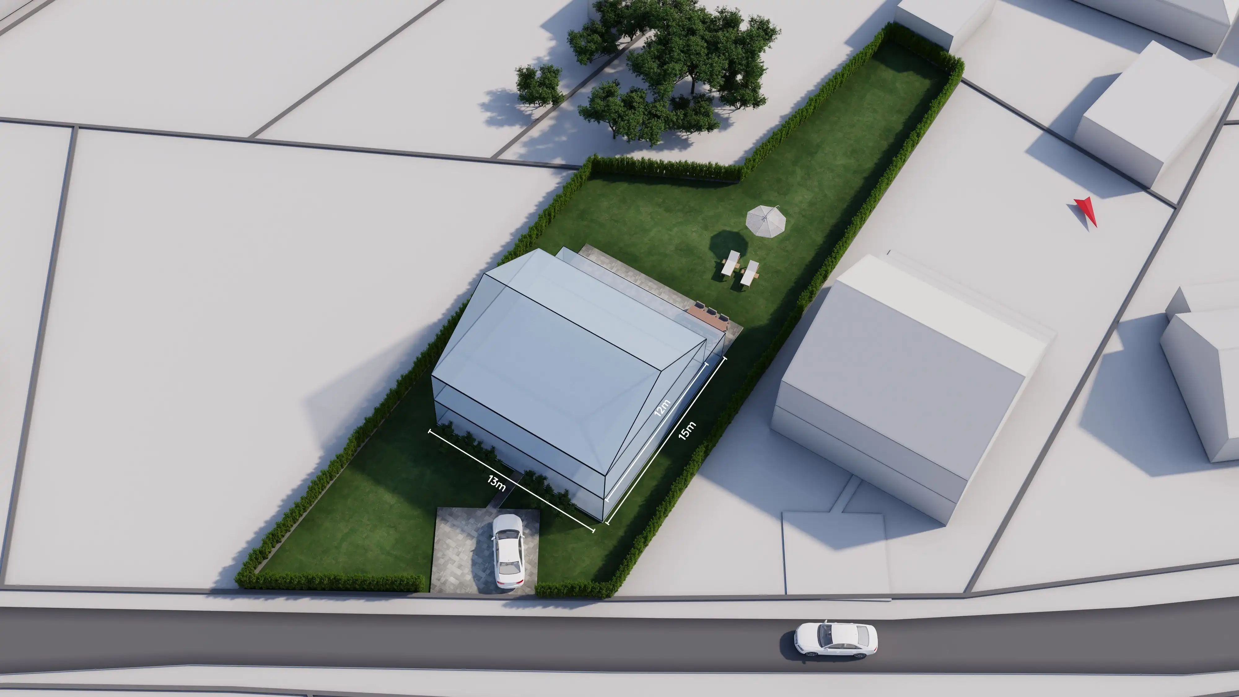 Bijzonder bouwen in Bierbeek met groen vergezicht foto {{pictureIndex}}