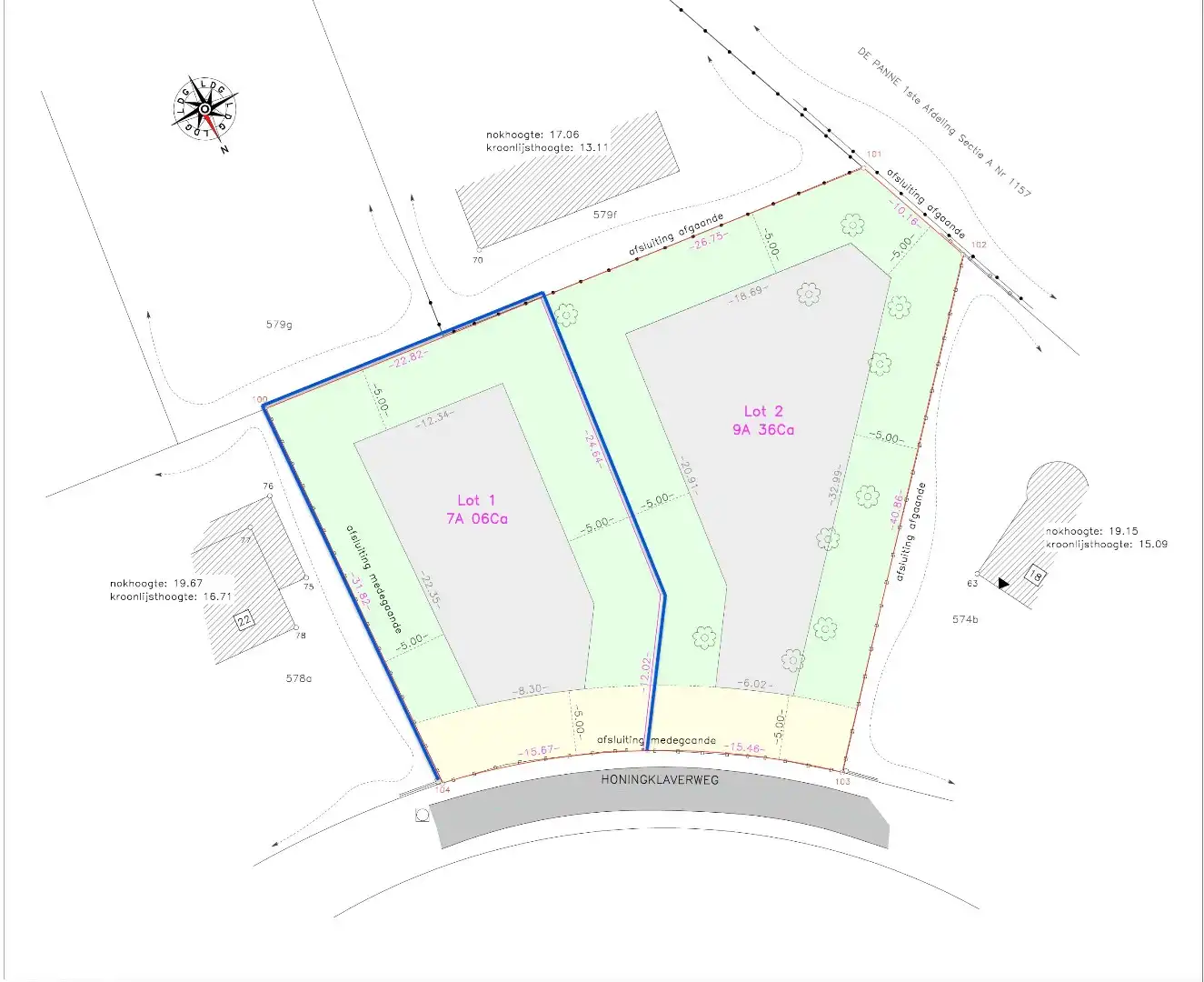 Ruim perceel van 706.00m² te koop in Sint-Idesbald, ideaal voor bouwproject of investering foto {{pictureIndex}}