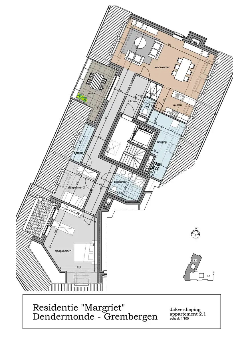 Ruim nieuwbouwappartement in Grembergen foto 19