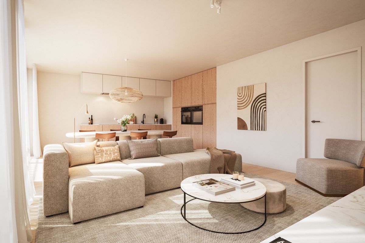 Nieuwbouw gelijkvloers appartement met 2 slaapkamers foto 2